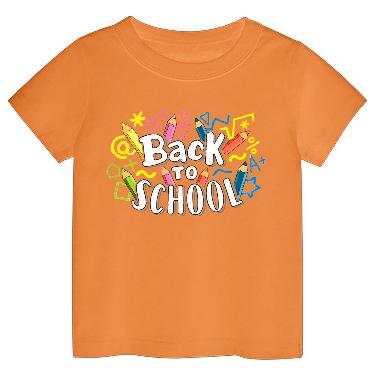 Back To School Crayons Shirt For Kids