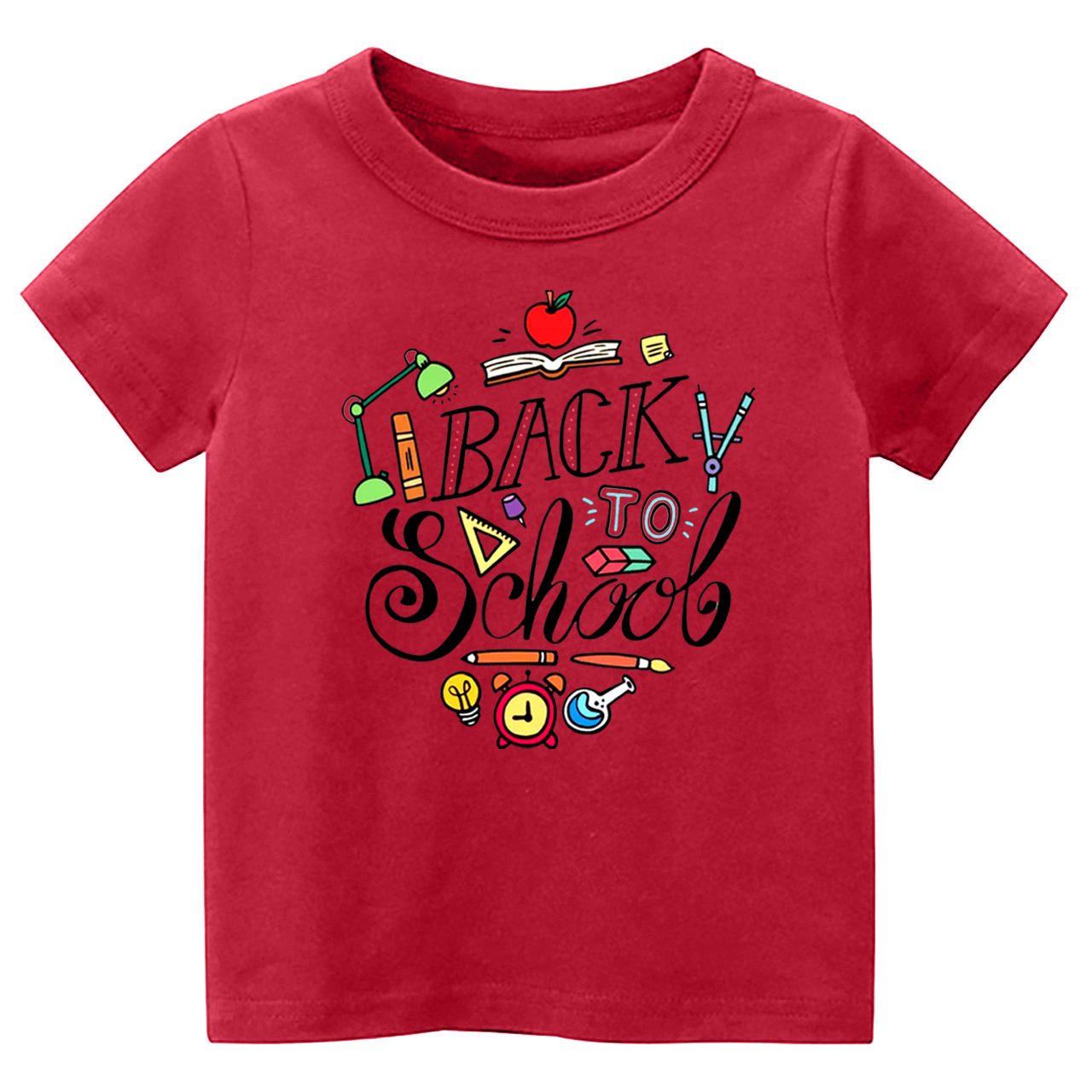 Cute Cartoon Back To School Kids T-shirt