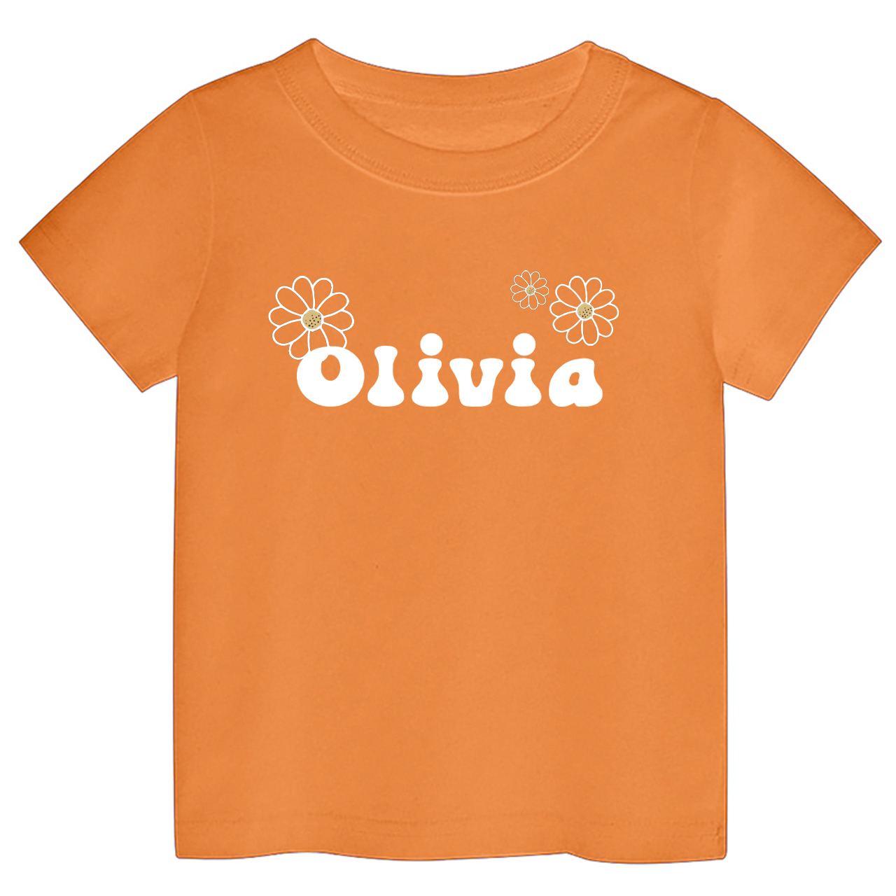 Personalized Girls Daisy Name Toddler Shirt