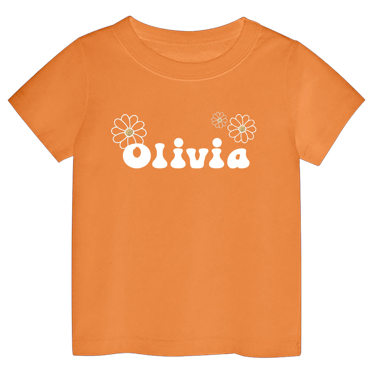 Personalized Girls Daisy Name Toddler Shirt