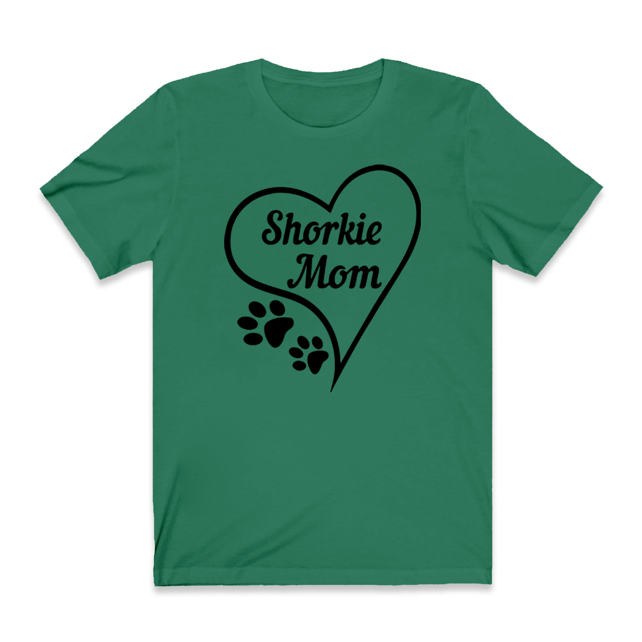 Shorkie Dog Print Mom Shirt