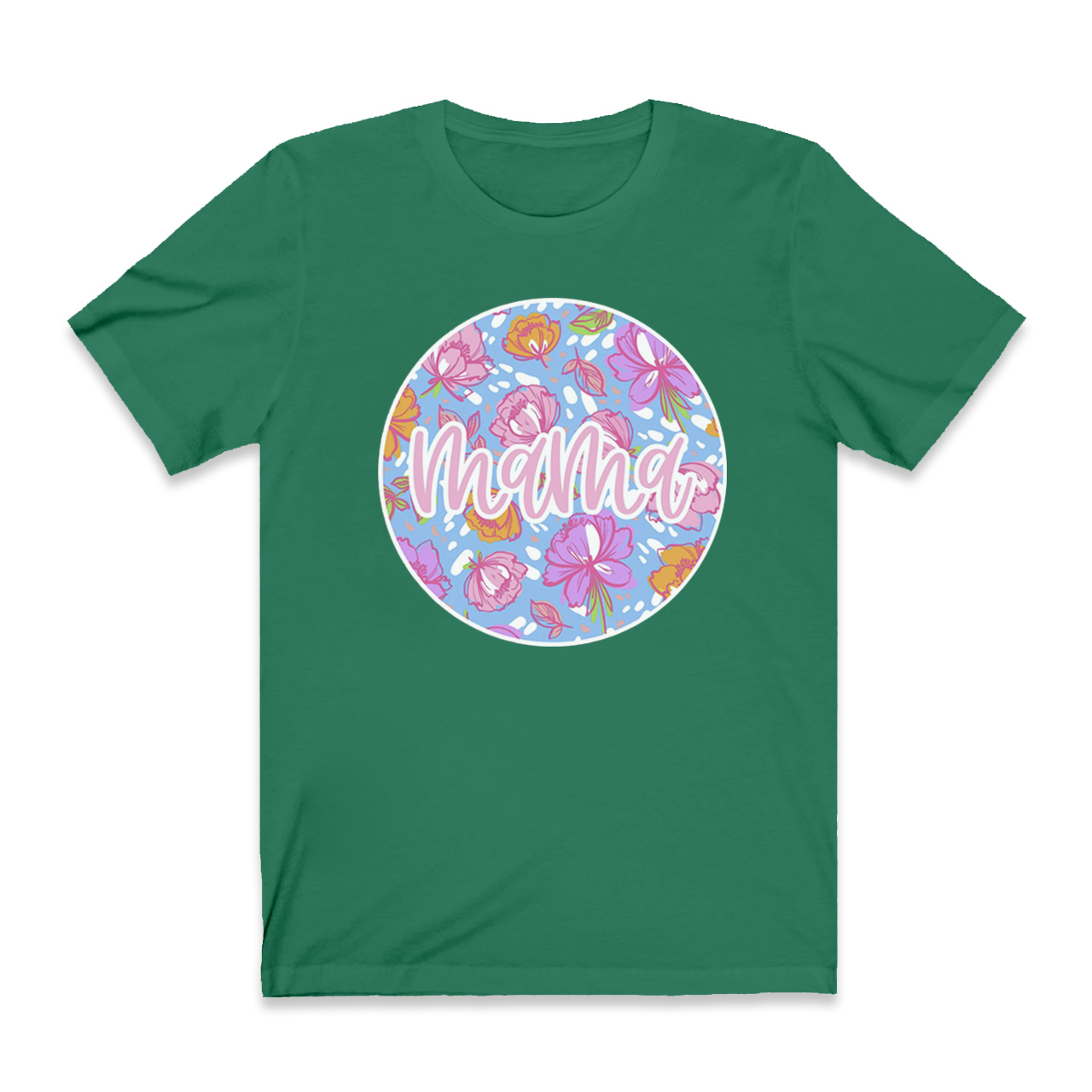Bright Flowery Mom Shirt