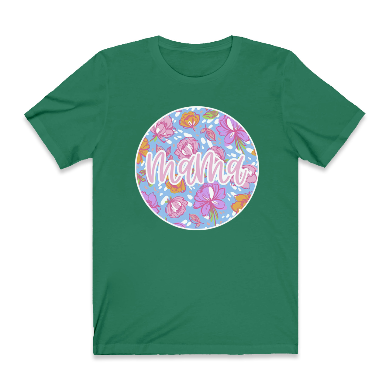 Bright Flowery Mom Shirt