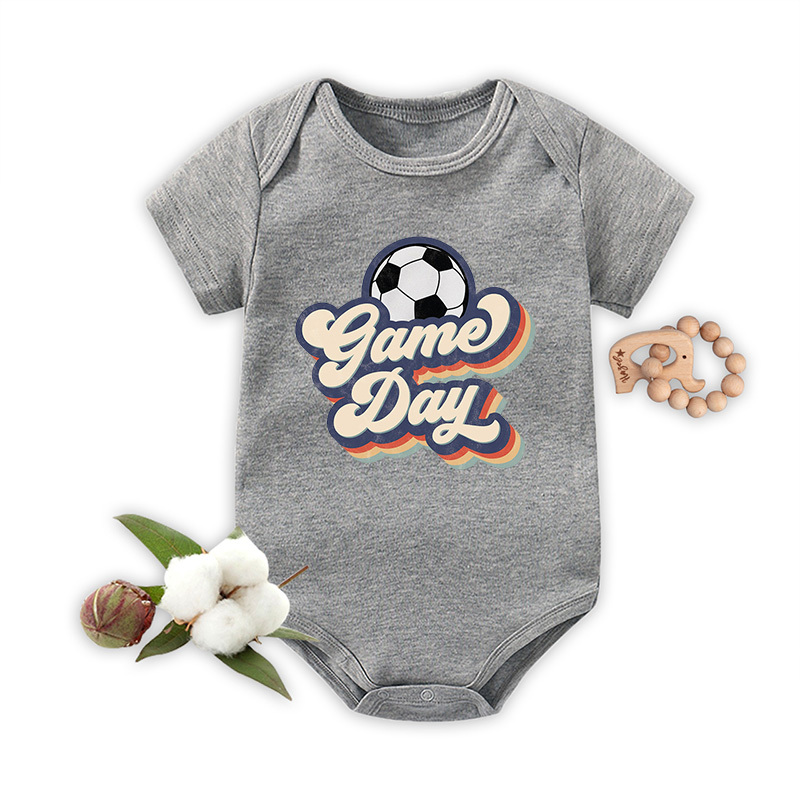 Soccer Game Day Bodysuit For Baby