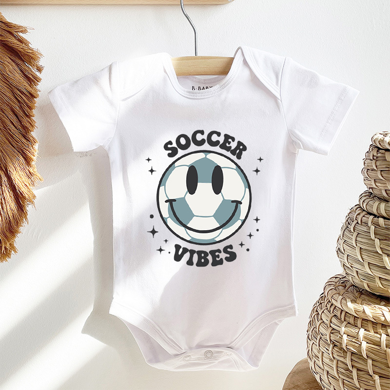 Soccer Vibes Bodysuit For Baby