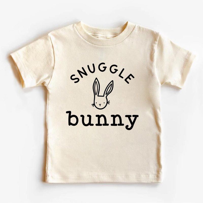 Snuggle Bunny Easter Kids T-Shirt