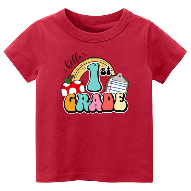 Personalized Grade Hello Kids Back To School T-Shirts