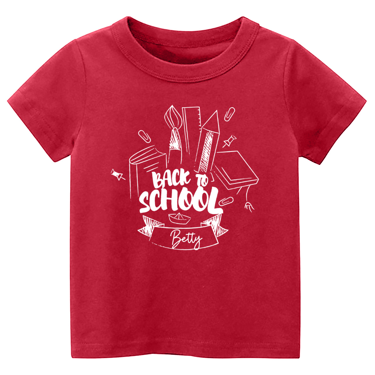 Personalized Toddler Name Back to School Shirt
