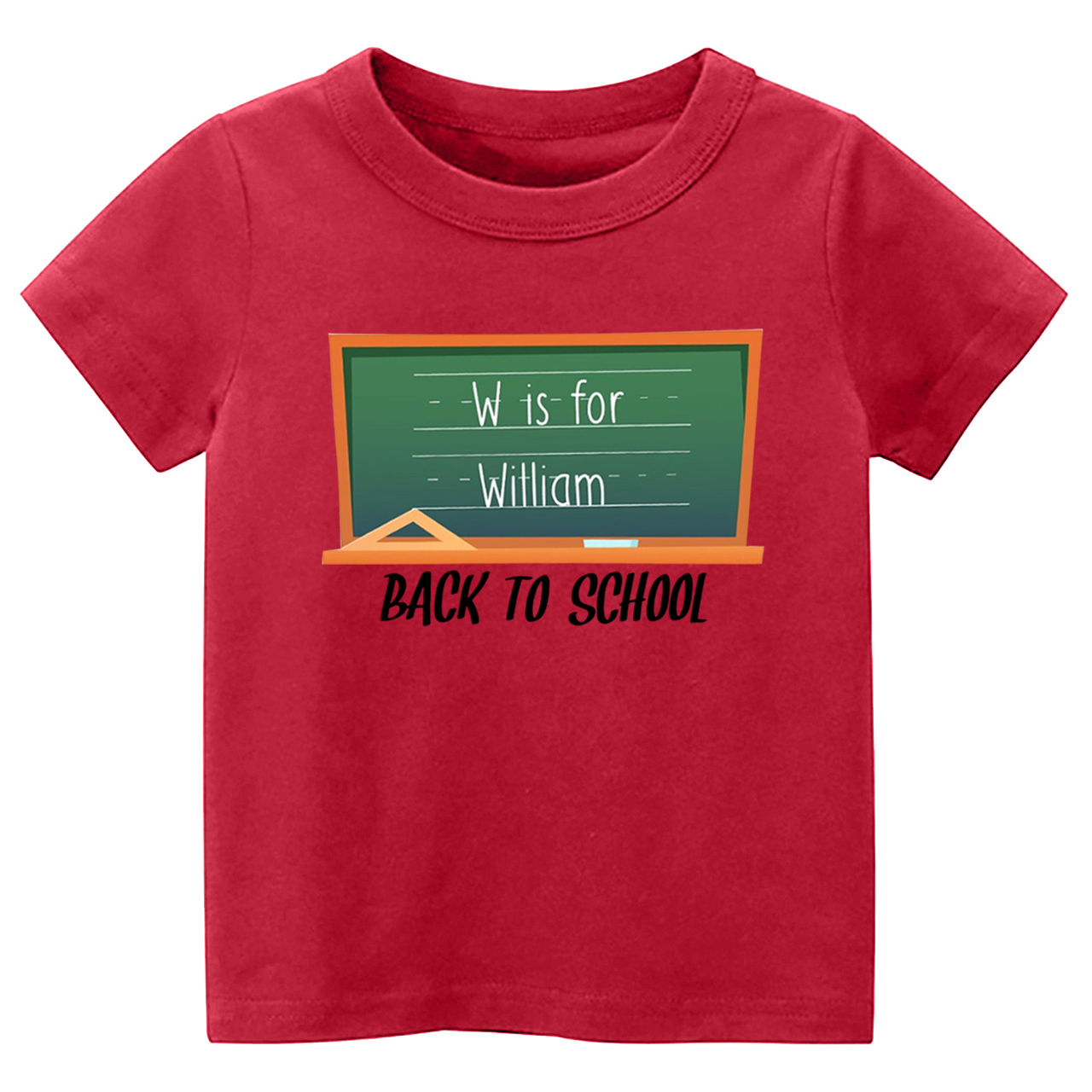 Blackboard Custom Name Back To School T-Shirts