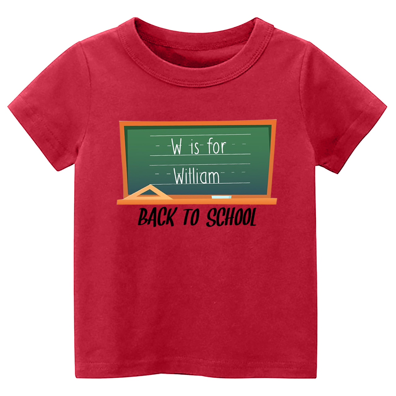 Blackboard Custom Name Back To School T-Shirts