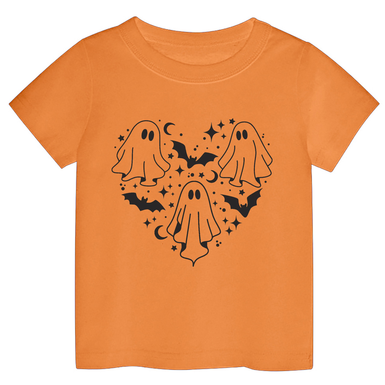 Ghost In Heart Halloween Toddler Shirt