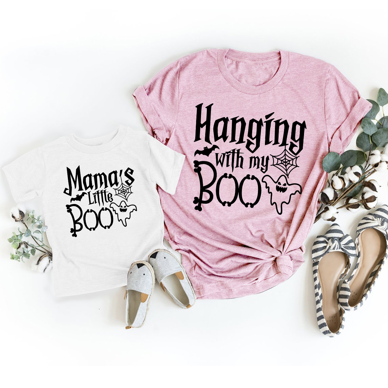 Halloween Hanging With My Boo Mom&Me Matching Shirt