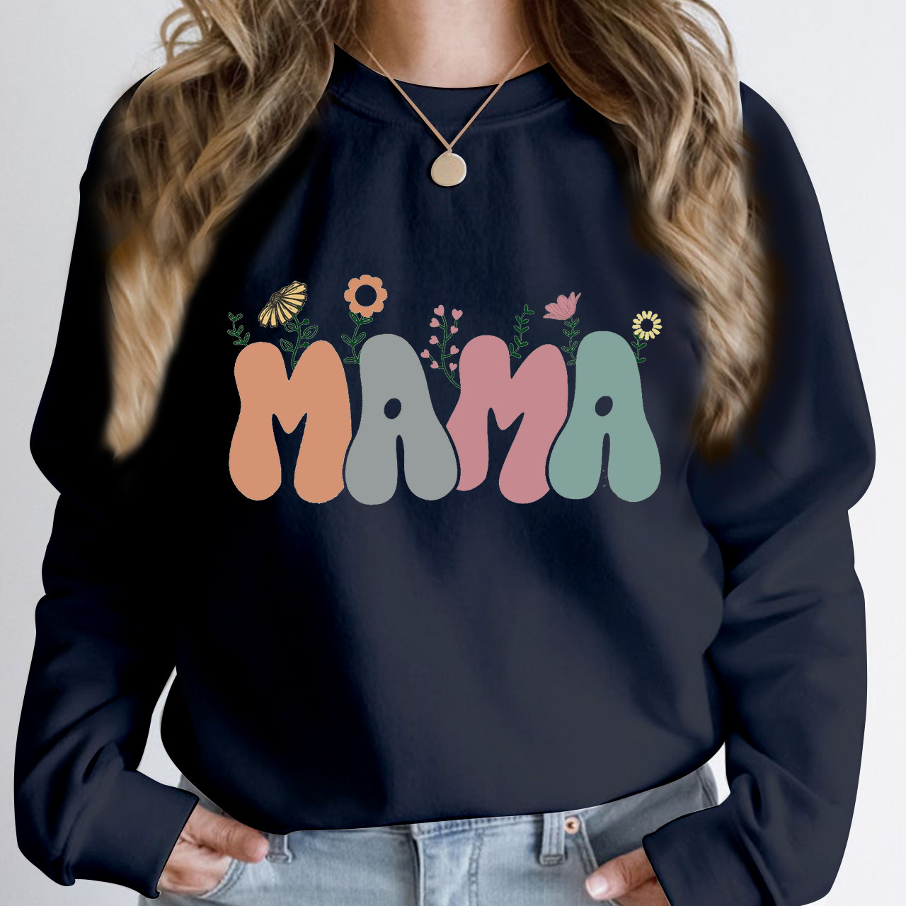 Cute Gift Florals For Mama Sweatshirt