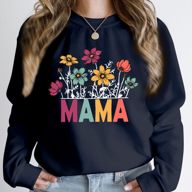 Flowers Mama Trendy Sweatshirt