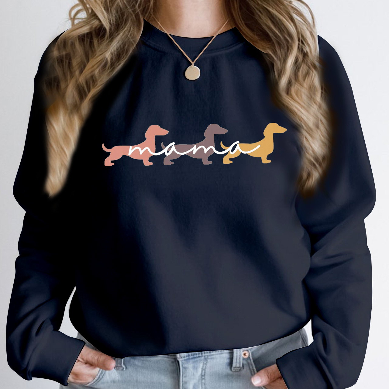Cute Dachshund Mom Sweatshirt