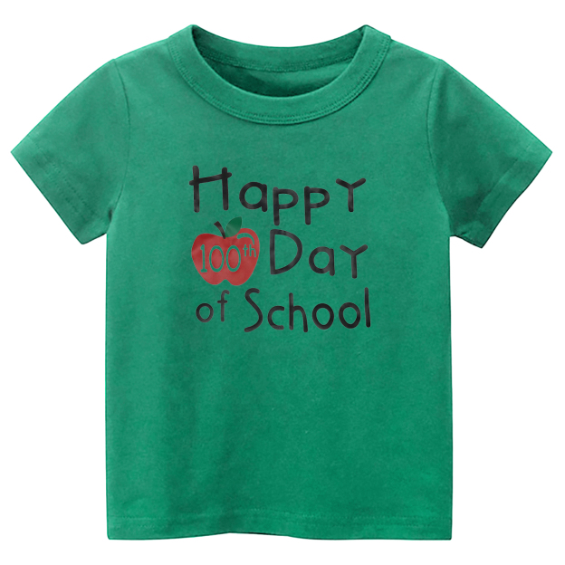 Happy 100 Day Of School Back To School Kids Shirt