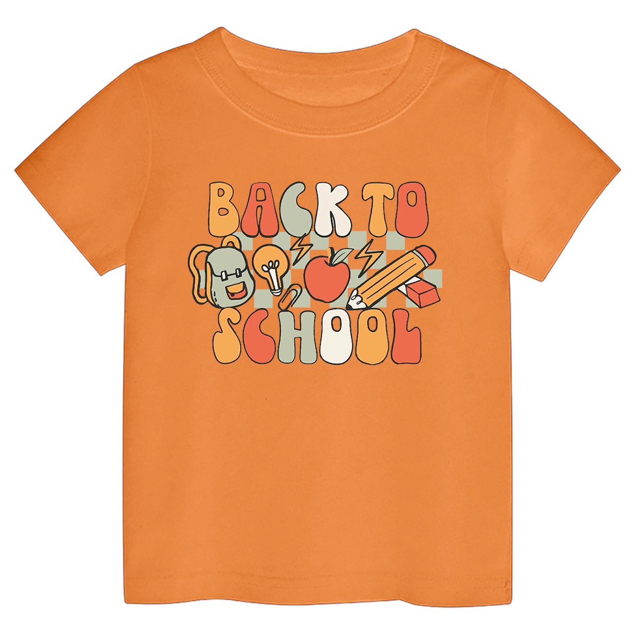 Backpack Apple Pencil Back To School Kids Shirt