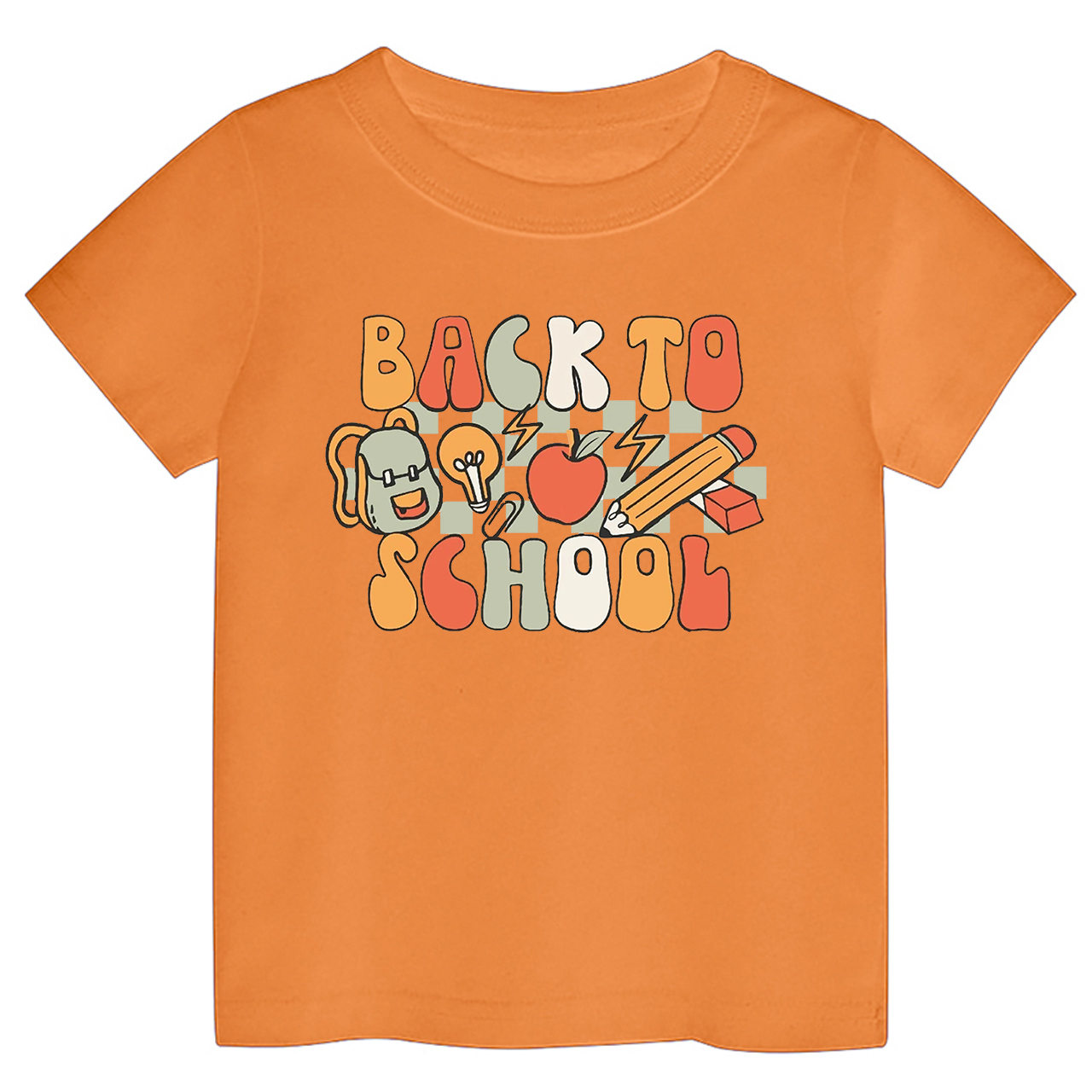 Backpack Apple Pencil Back To School Kids Shirt