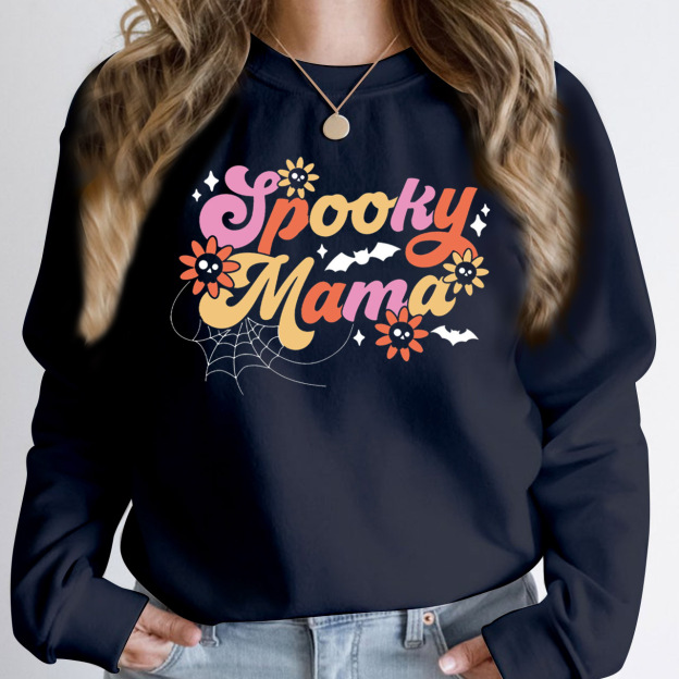 Retro Spooky Mama Sweatshirt