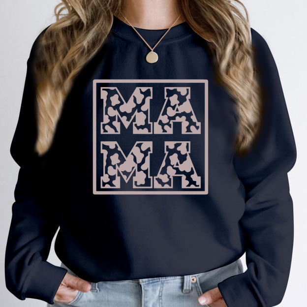 Mama Cow Print Sweatshirt