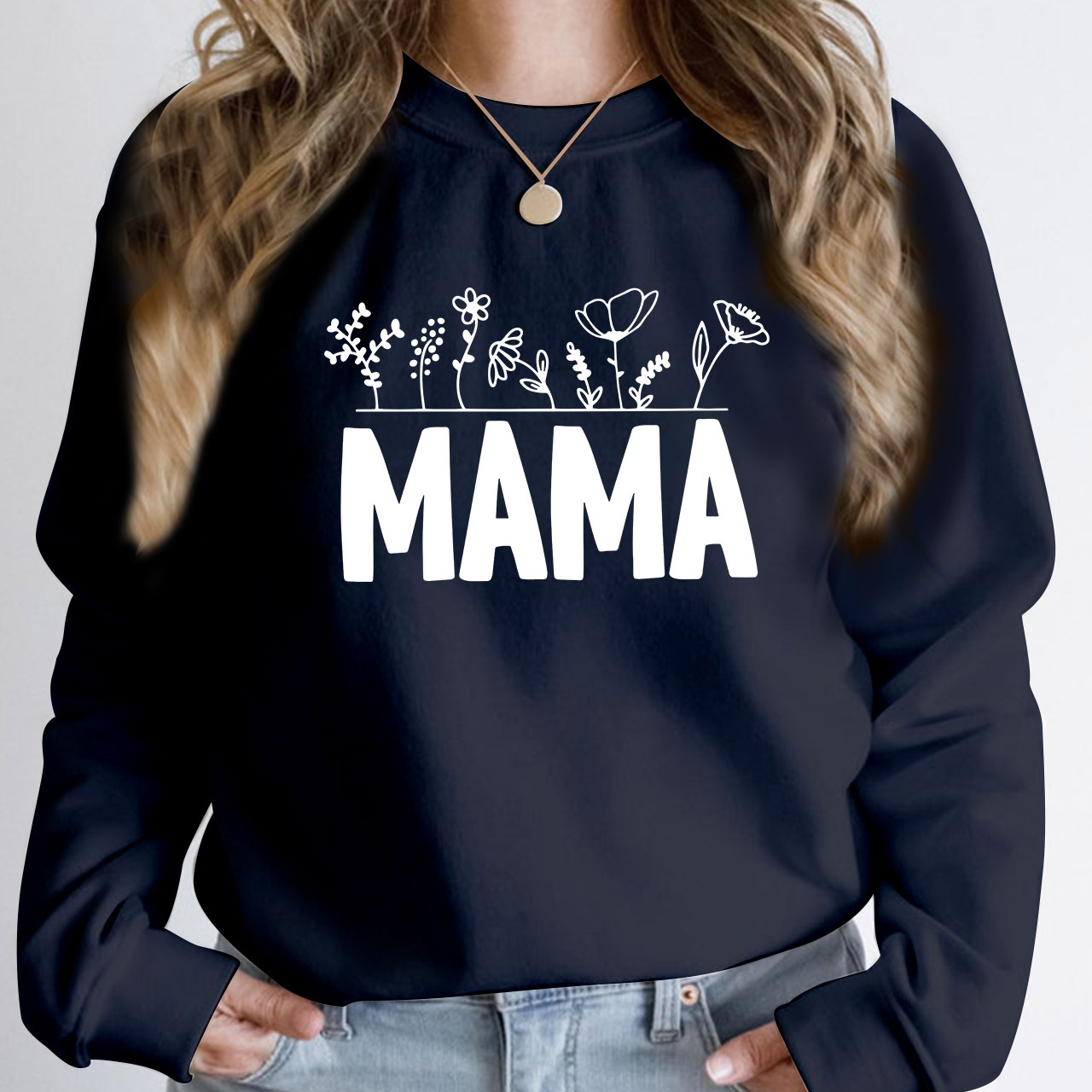Wild Flower Sweatshirt For The Best Mom