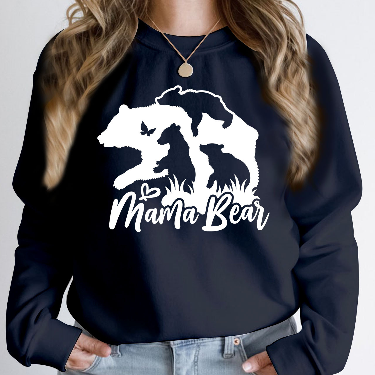 Three Cubs Mama Bear Sweatshirt