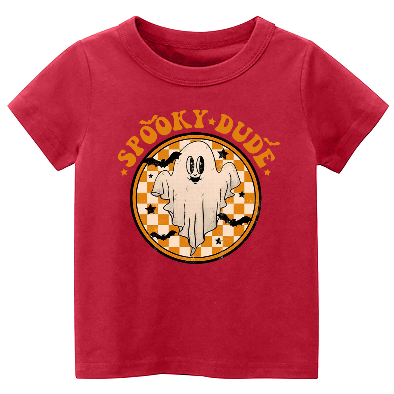 Retro Halloween Spooky Dude Fall Toddler Tees