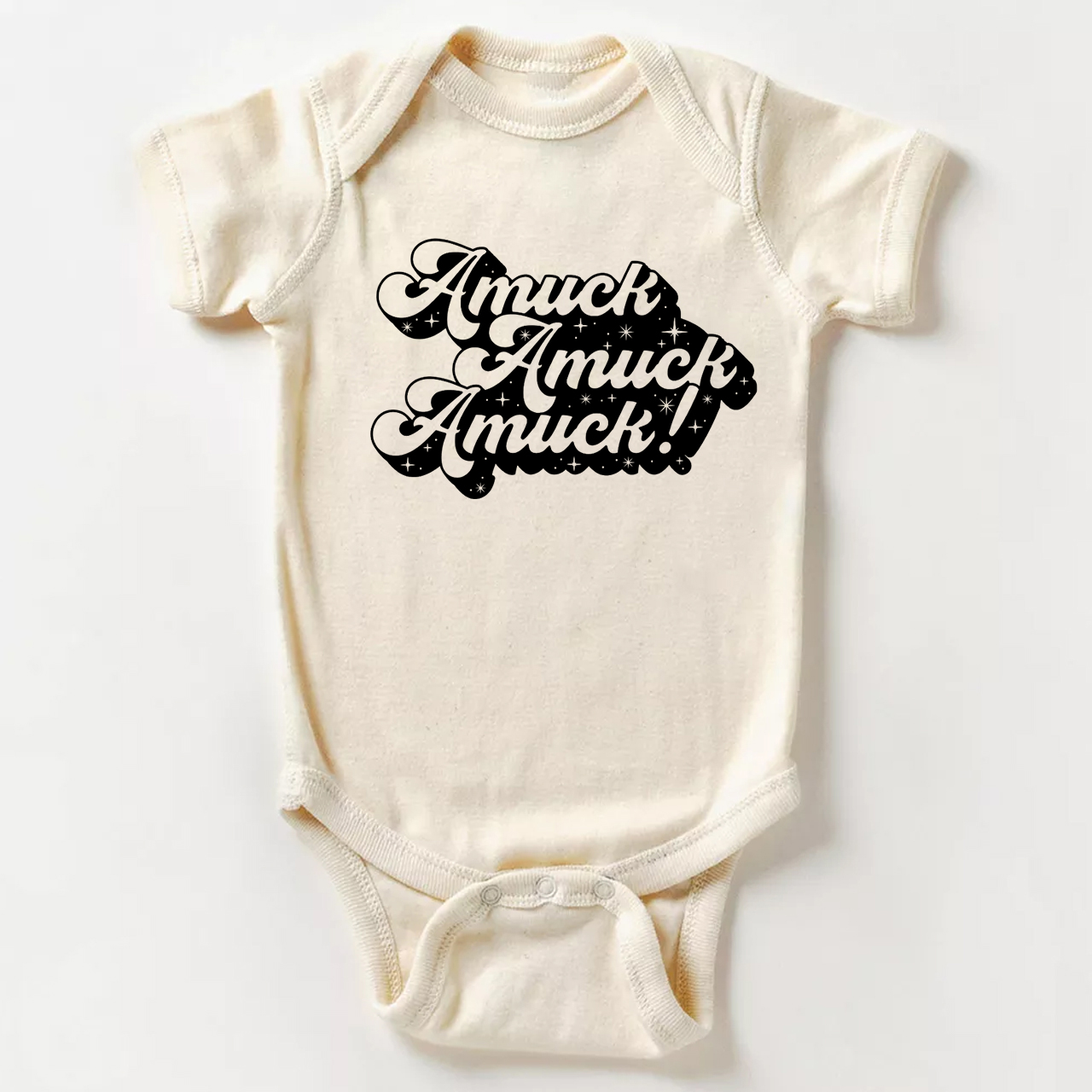Amuck Retro Hocus Pocus Halloween Baby Bodysuit