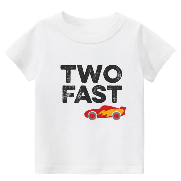 2nd Birthday Two Fast Kids Shirt