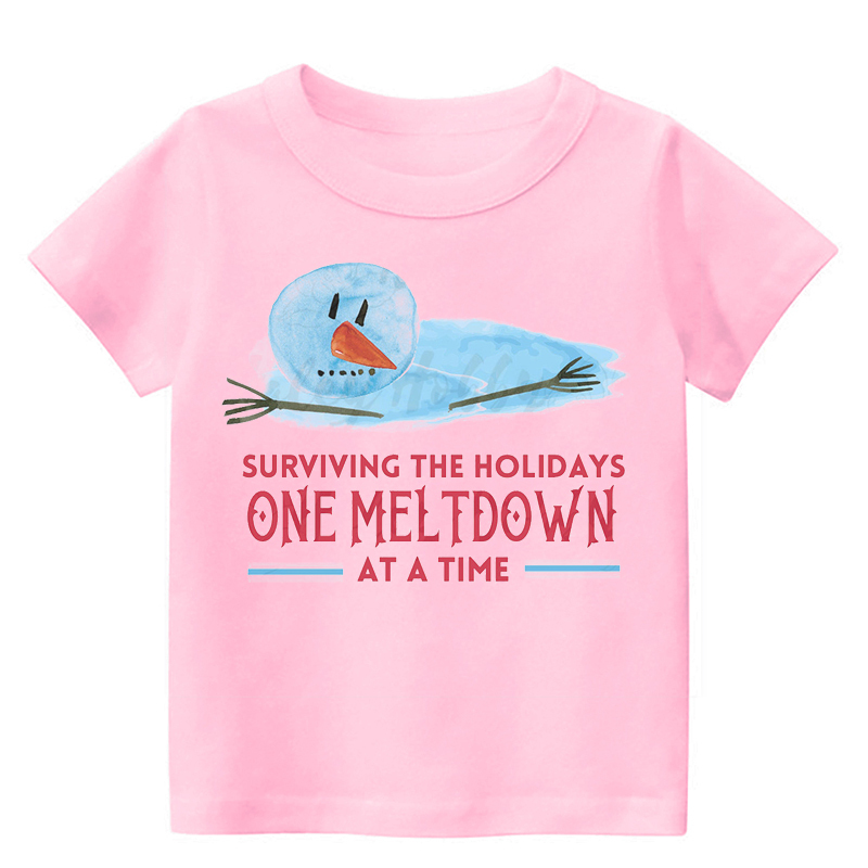 One Meltdown Toddler Christmas Shirt