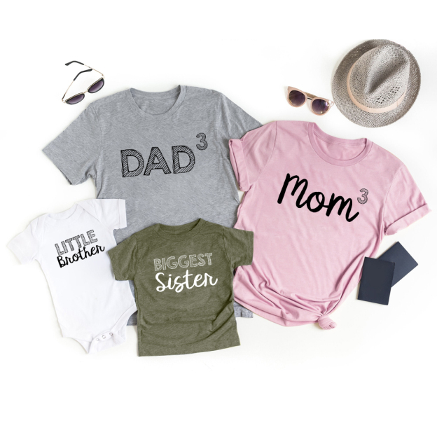 Mom Of 3 Daily Family Matching Shirts