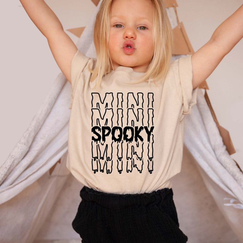 Spooky Mini Kids Halloween Shirt Gift