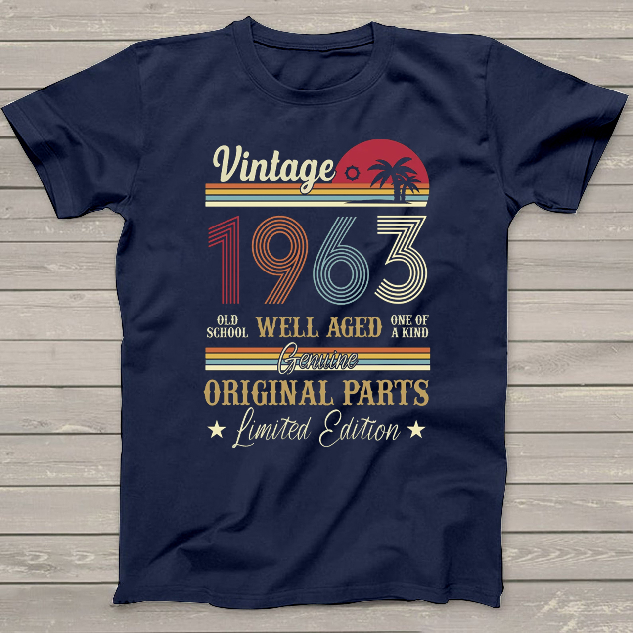 Well Aged Original Parts Grandpa Personalized Shirt