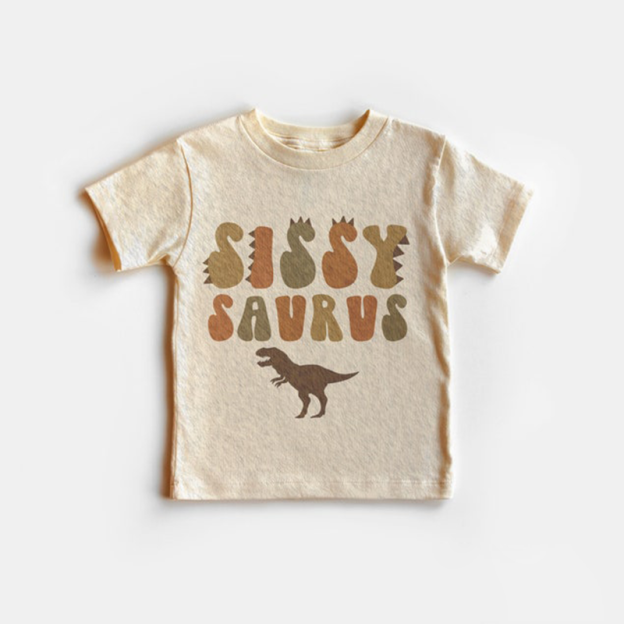 Sissy Saurus Baby Birthday Shirt