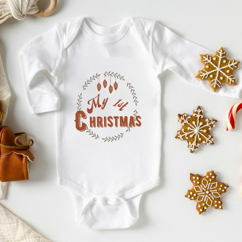 My first Christmas Baby Bodysuit