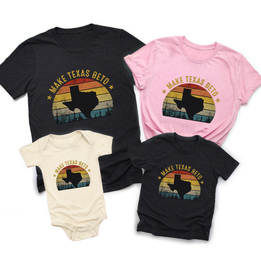 Vintage Texas Family Matching Shirts