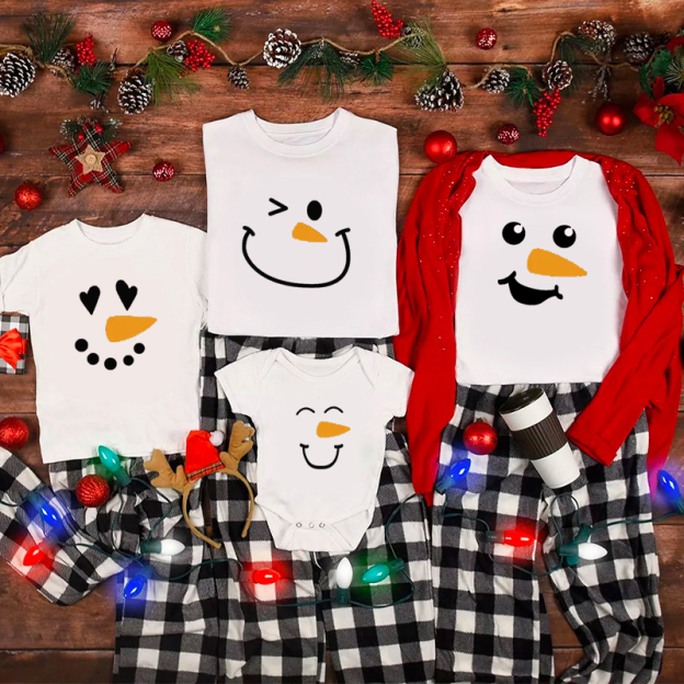 Christmas Pajama Tops Family Matching Shirt