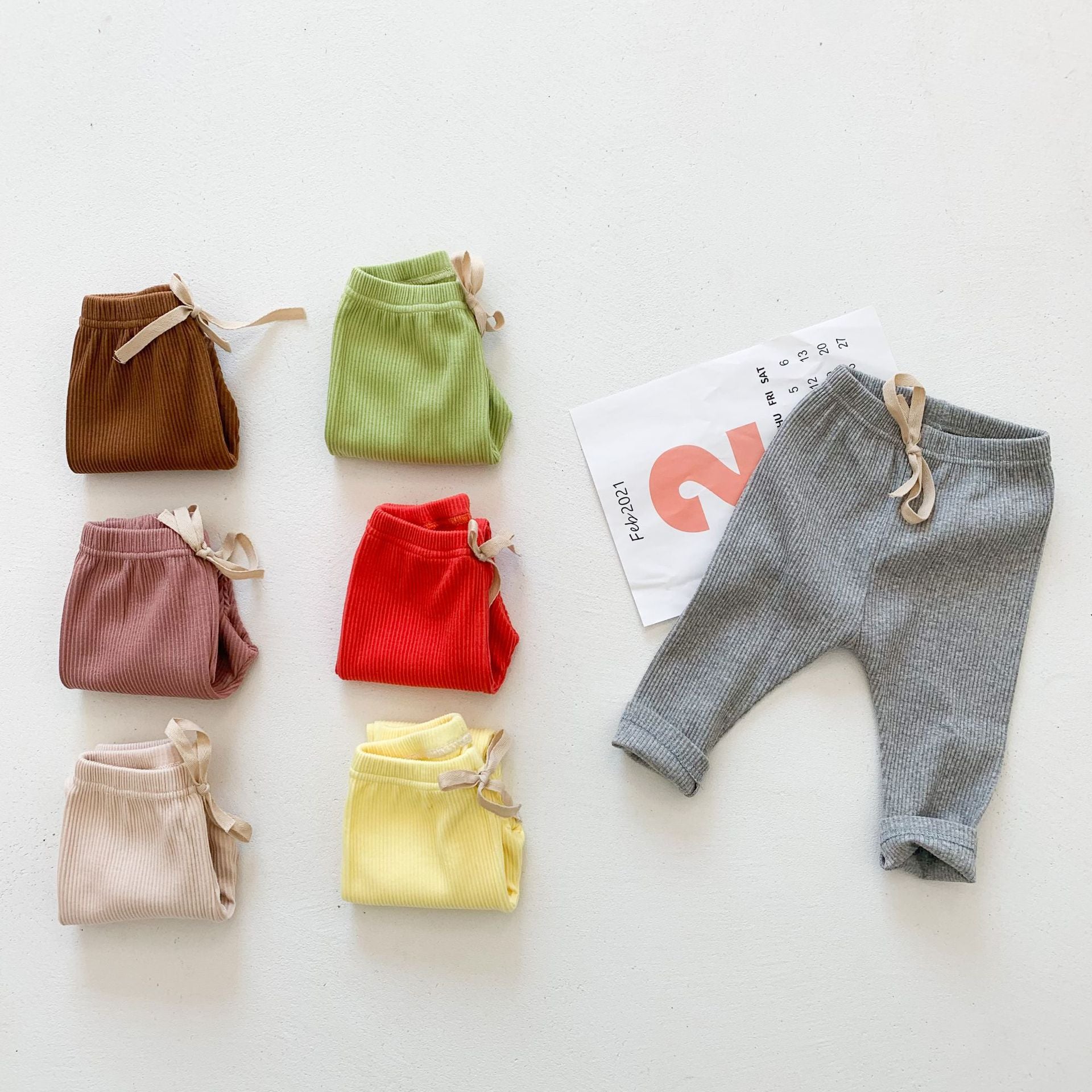 7 Colors Baby Cotton Basics Pants