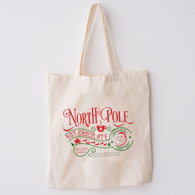 Hot Coffee Christmas Tote Bag