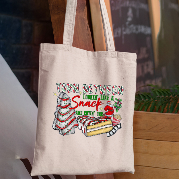 Torn Between Christmas Tote Bag
