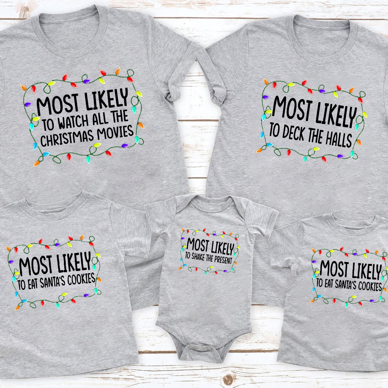 Most Likely To Christmas Funny Party Shirt For Family