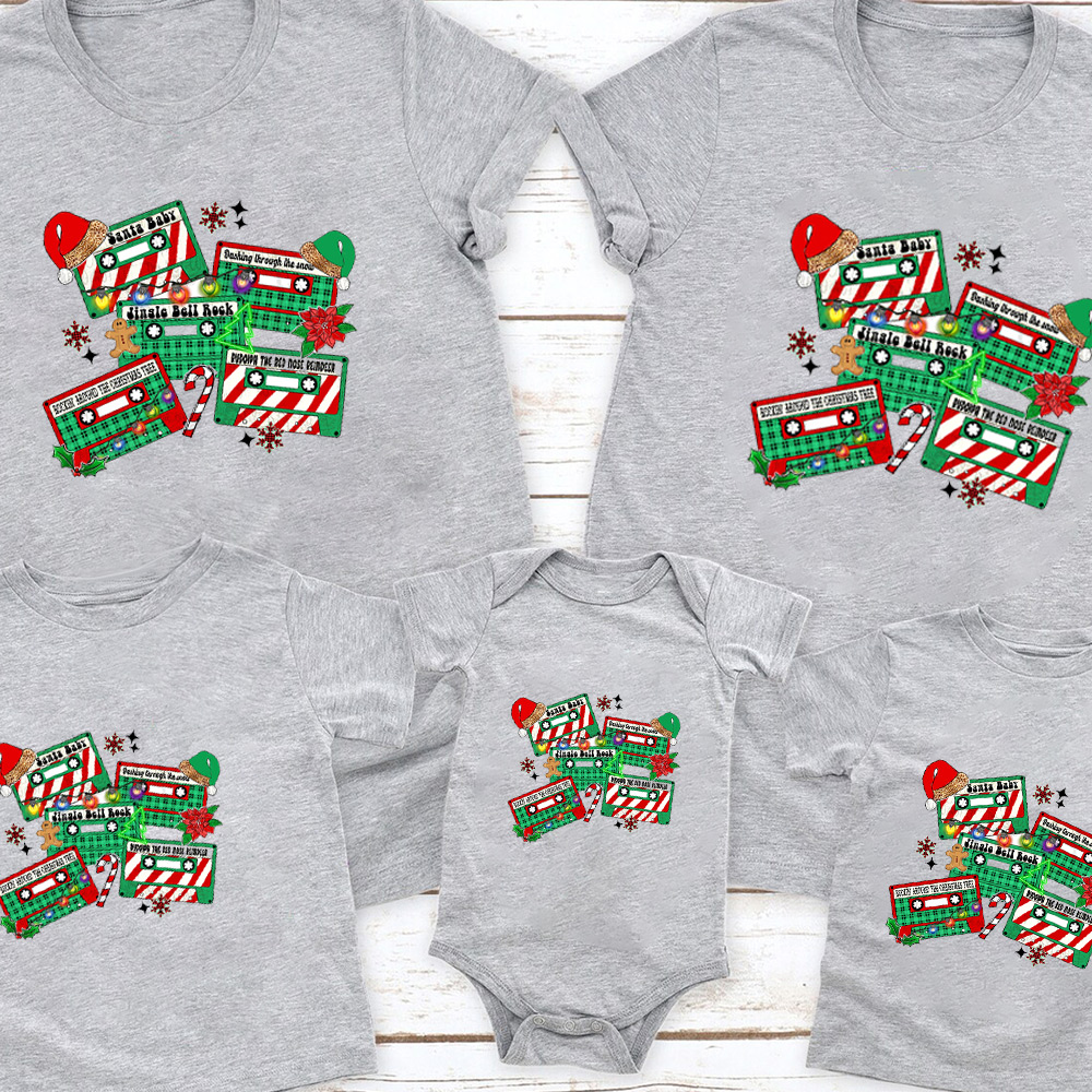 Christmas Holiday Tapes Family Matching Shirt