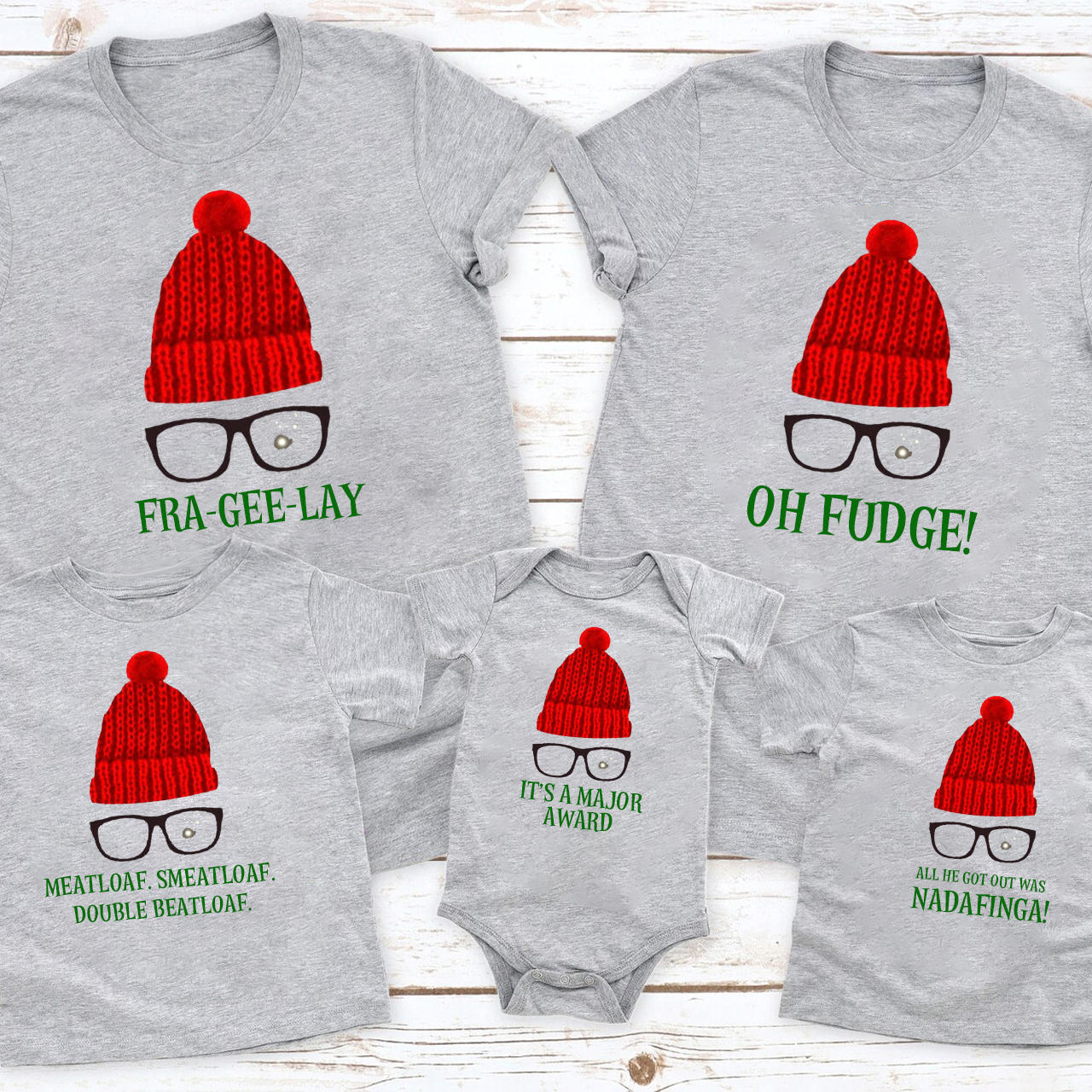 Glasses Christmas Family Shirt