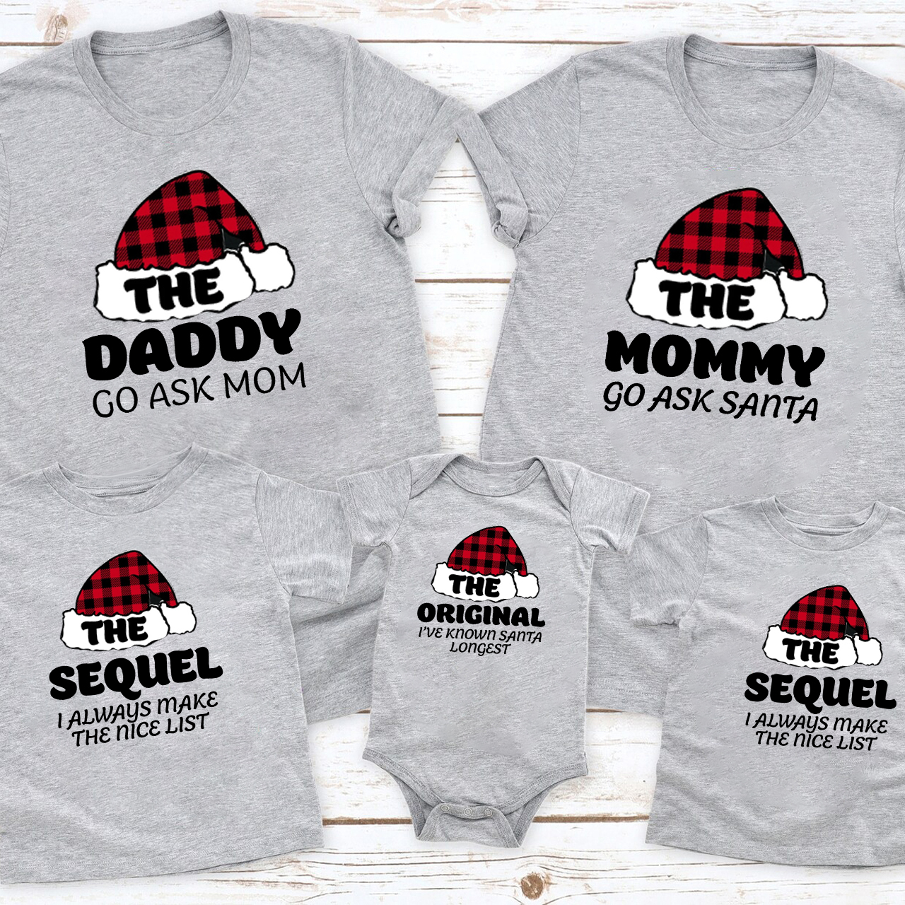 Sequel-Original-Final Christmas Family Matching Shirt