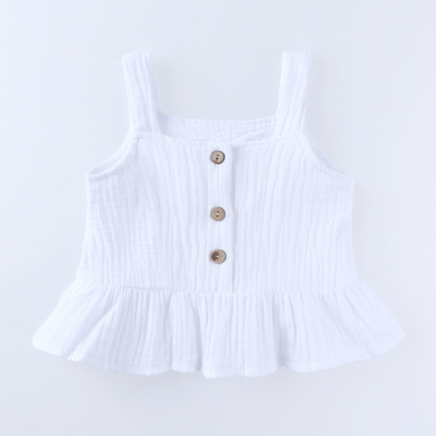 2 Colors Baby Girl Summer Outfit Set  3-24M