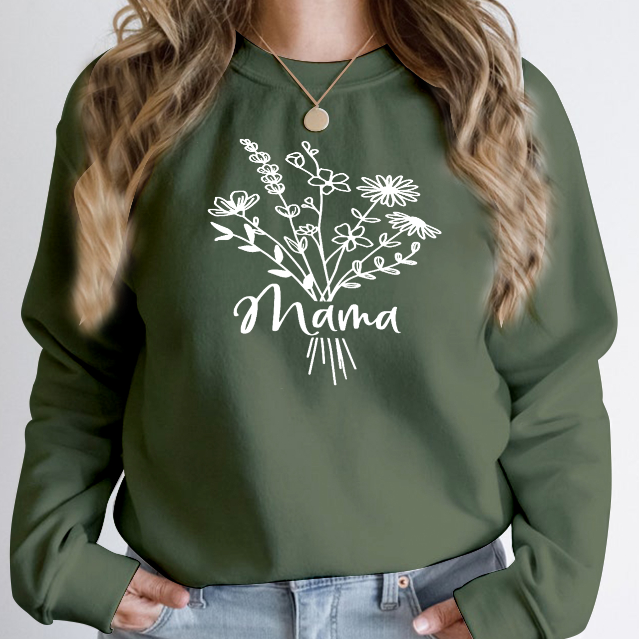Wildflowers Mom Sweatshirt
