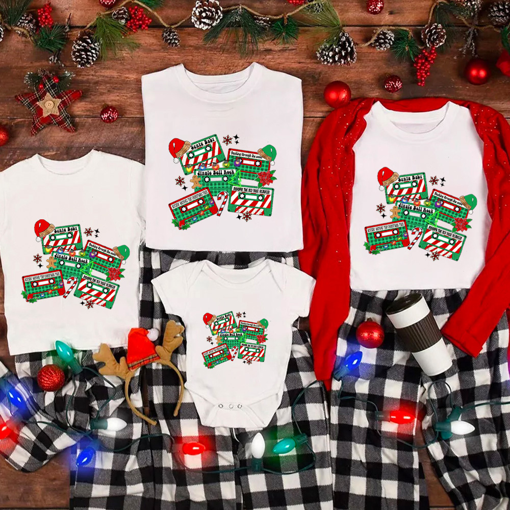 Christmas Holiday Tapes Family Matching Shirt