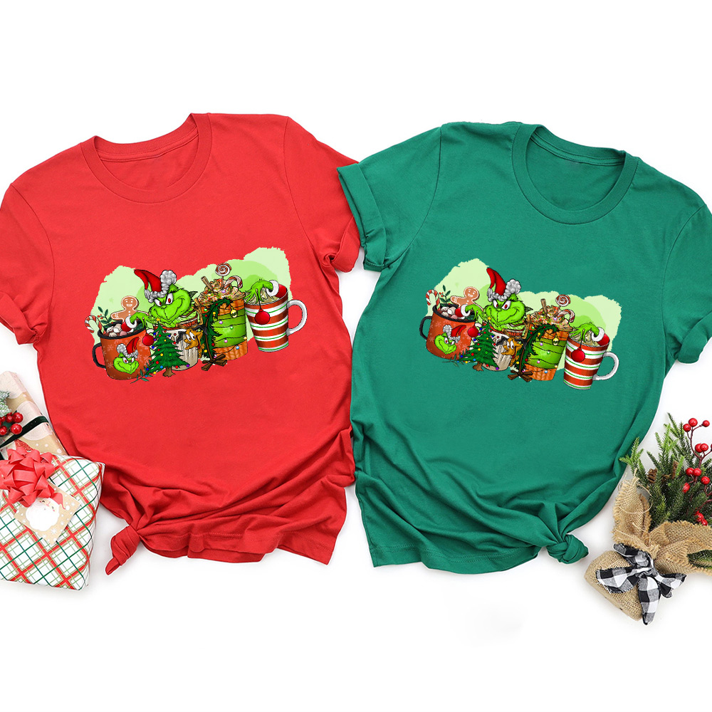 Christmas Hot Coffee Family Matching Shirt