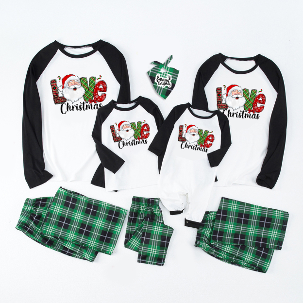 Merry Christmas Love Family Christmas Pajamas