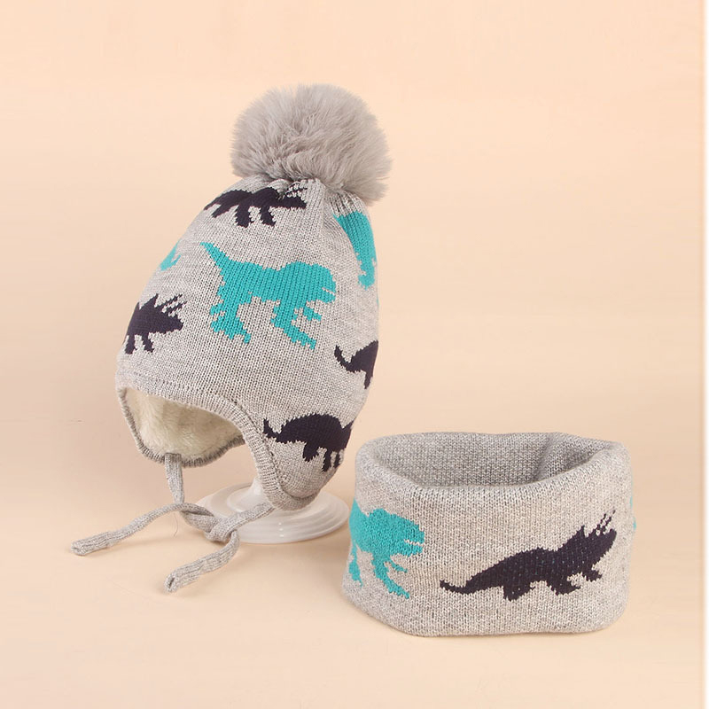 Knitted Dinosaur Children's Woolen Hat